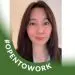 Professional woman headshot with #opentowork graphic, seeking employment opportunities